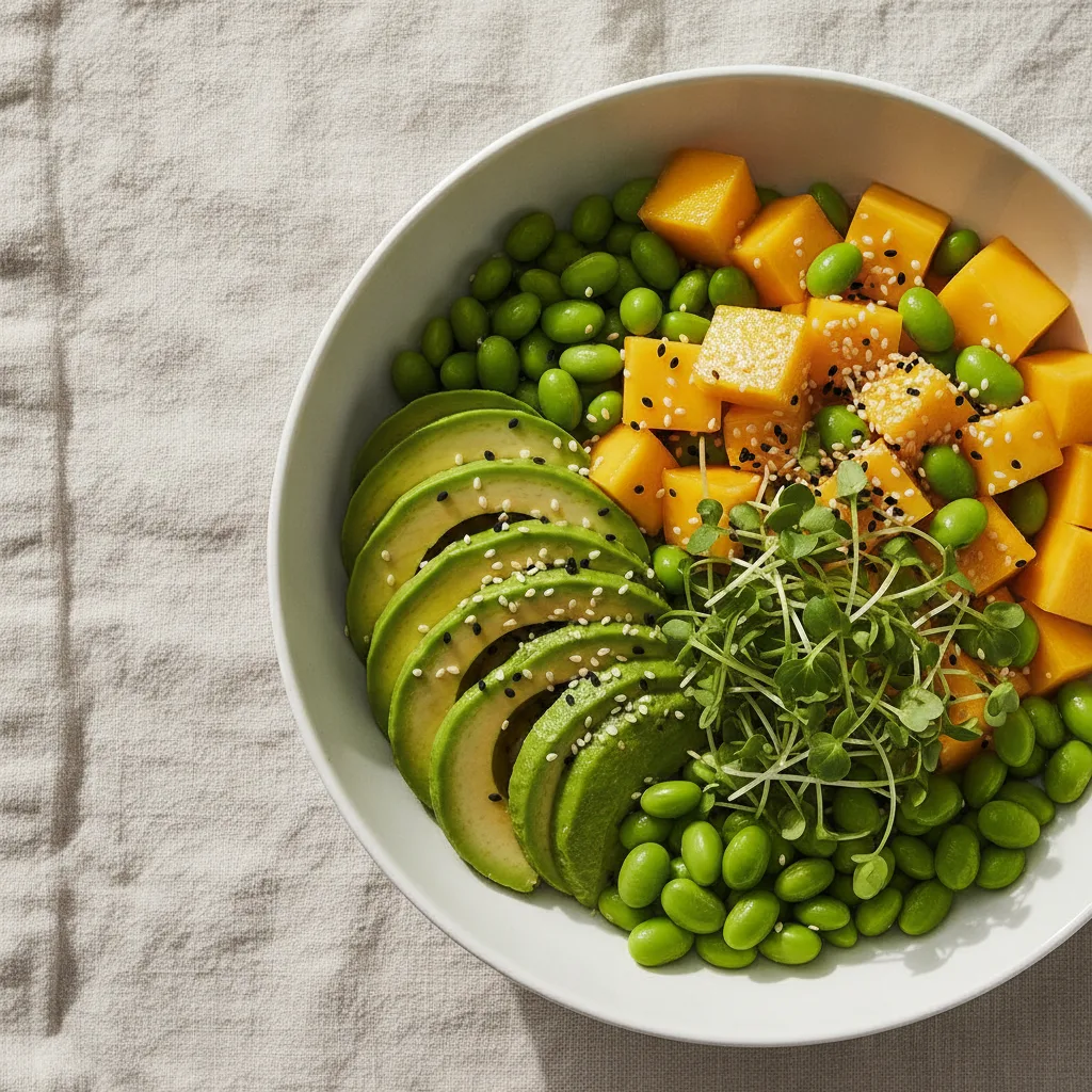 Vibrant glowing skin meal bowl