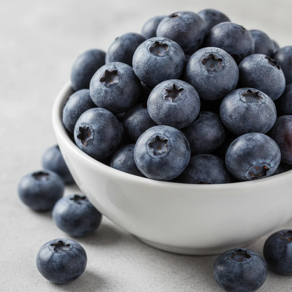 Fresh blueberries